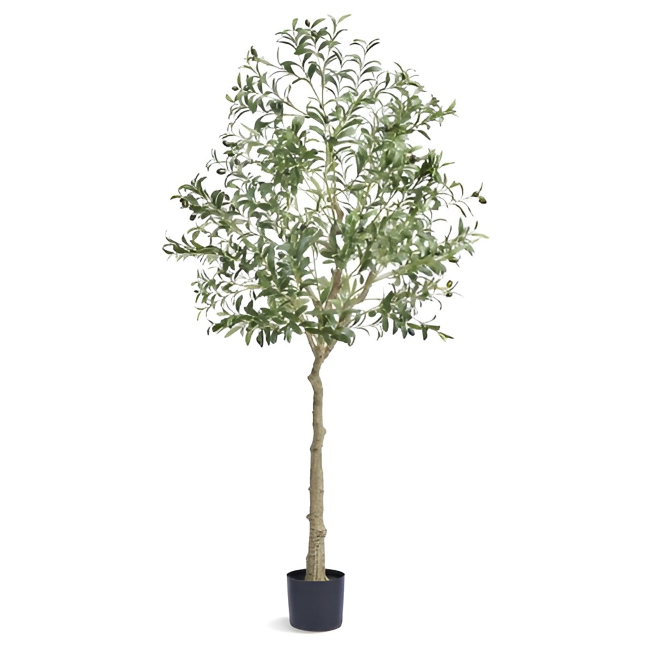 Artificial Olive Tree Tall Faux Potted Plant for Home Office Indoor Outdoor Decor